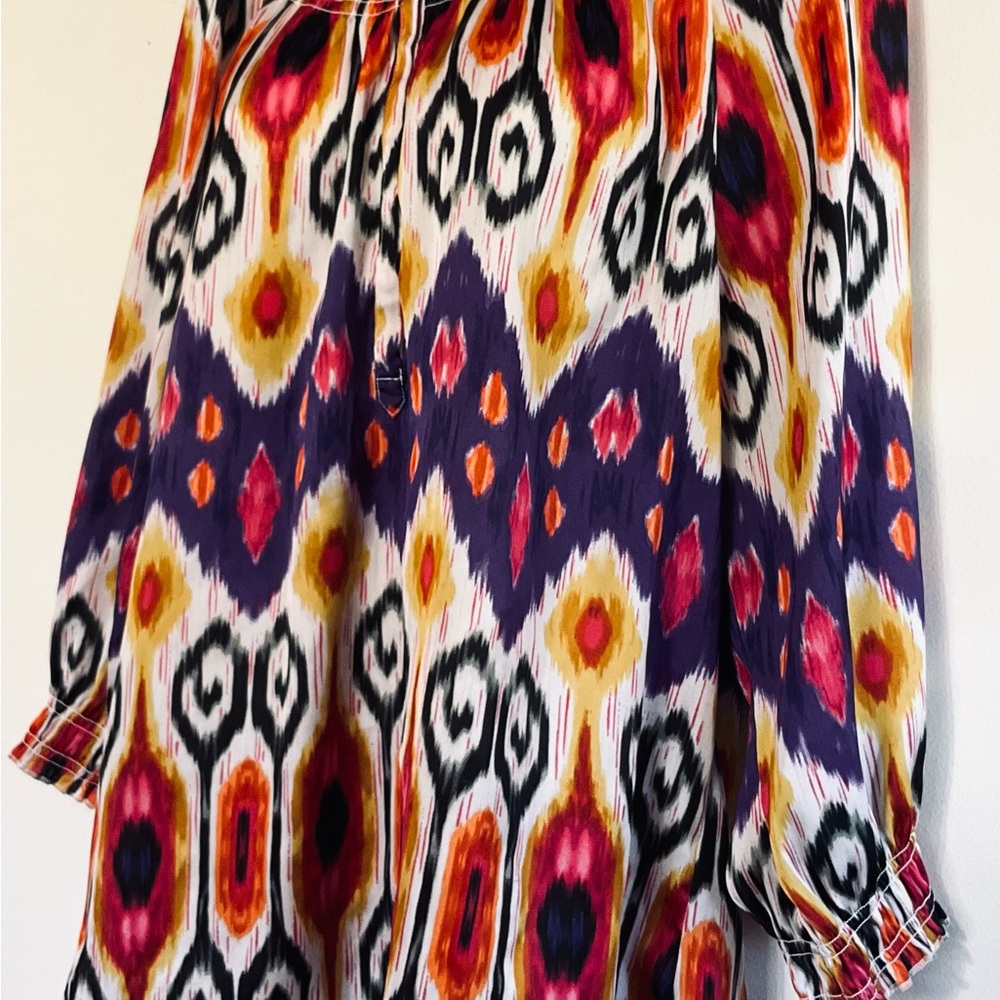 Chico's Multicolor Patterned Tunic Top - image 3